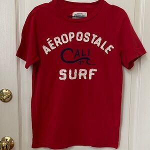 Aeropostale Red Cali Surf short sleeve Tee